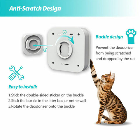 Smart Air Purifier for Cat Litter Box